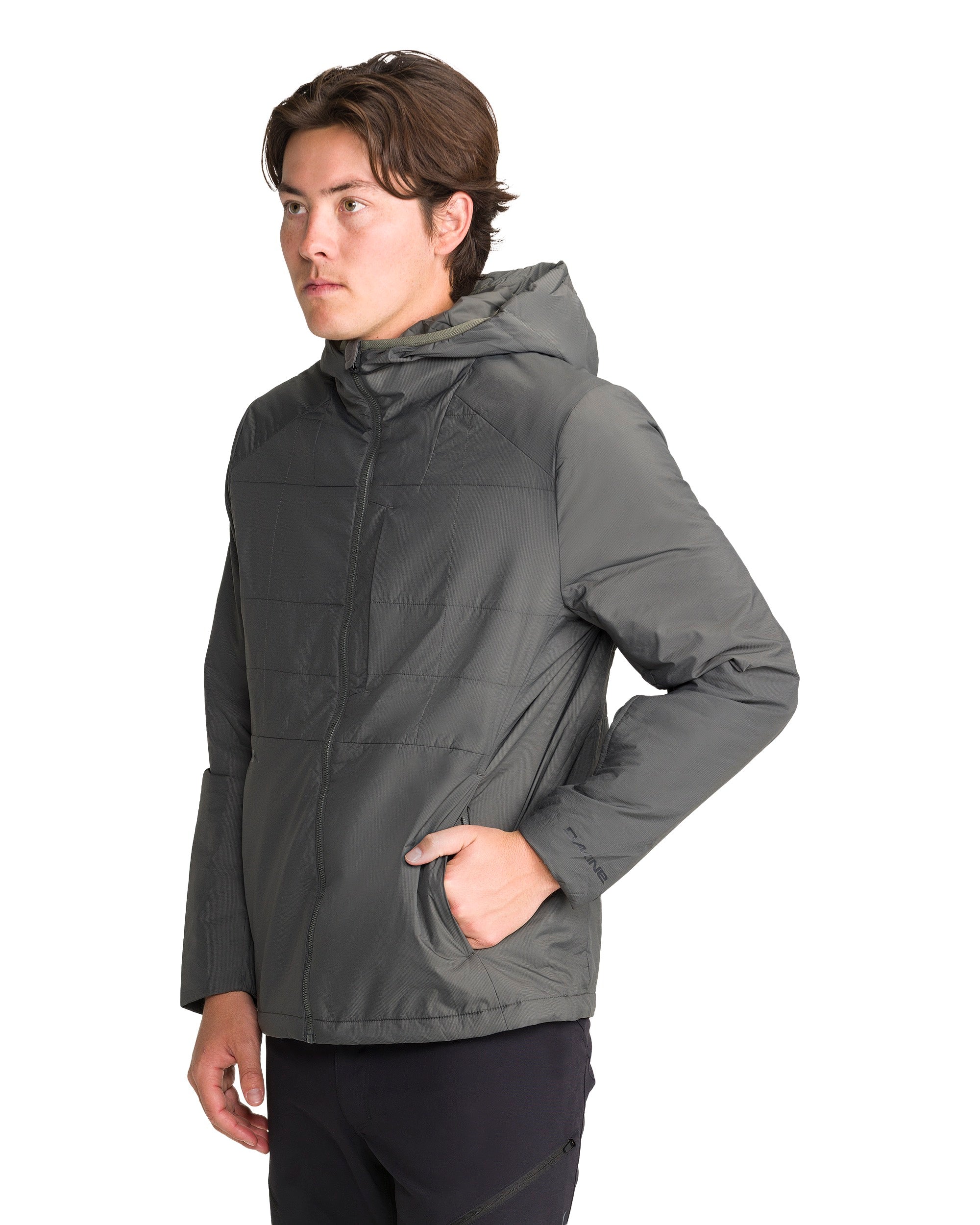 Light Wt. Hoodie - Grey - Image 3