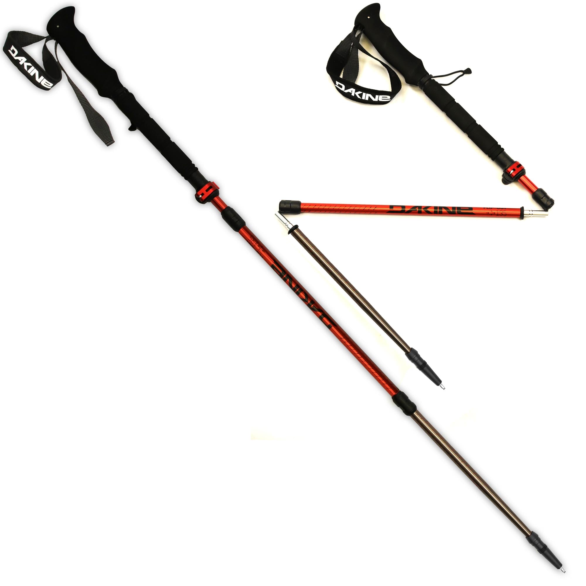 Aluminum Flip-Out Series Trekking Poles - Sun Flare / CastleRock - Image 2