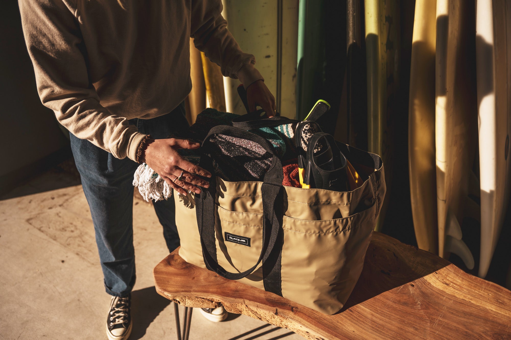 Catch-All Tote - Black Tarp - Image 5