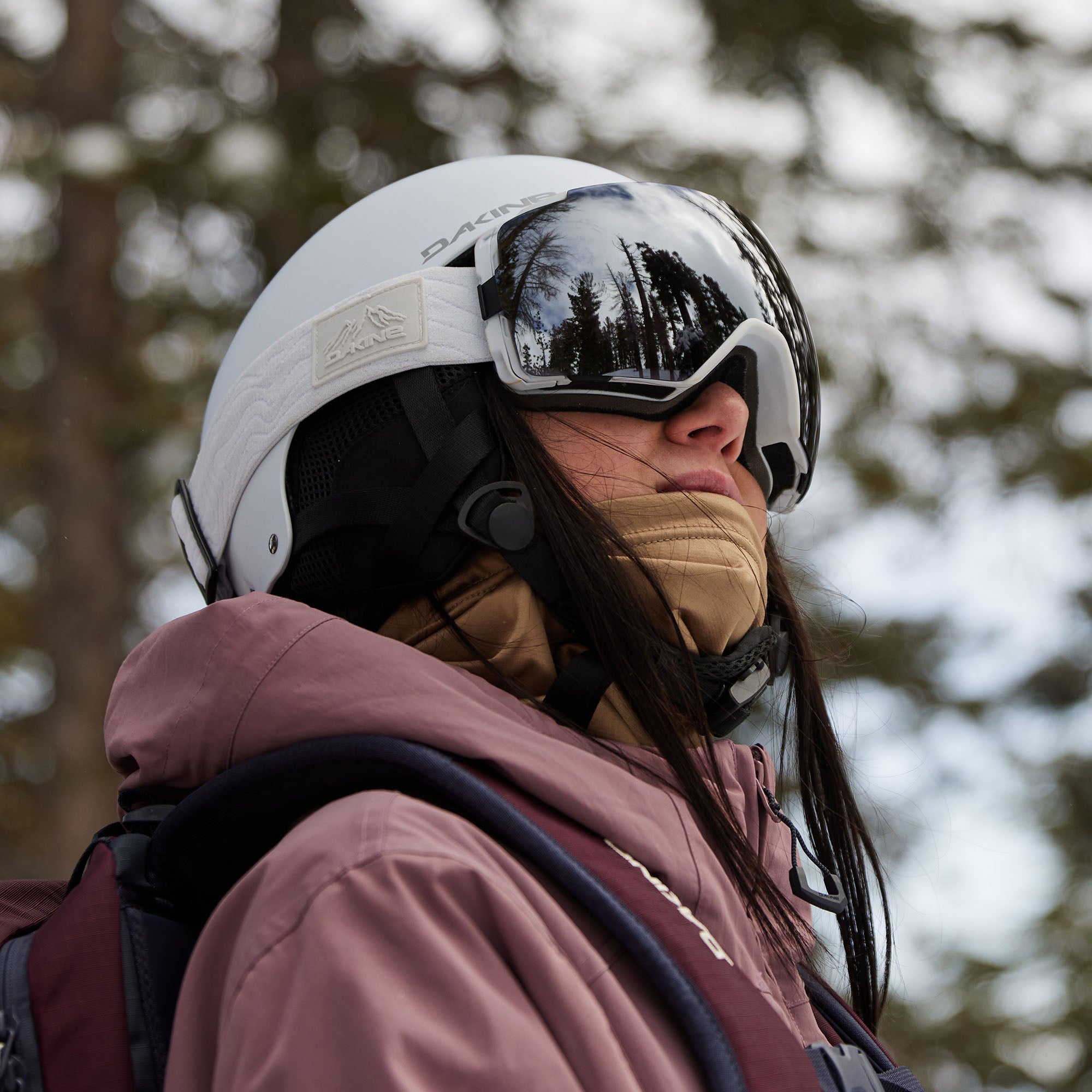 Domain Snow Goggle Plus - White/Black/Plus Storm Rose - Image 9
