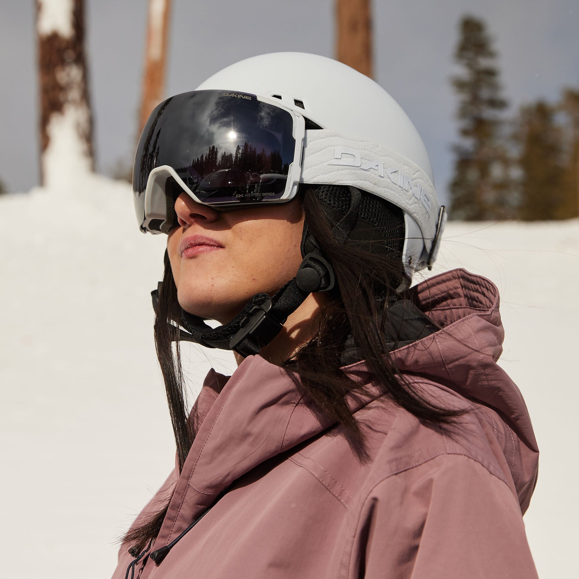 Domain Snow Goggle Plus - White/Black/Plus Storm Rose - Image 8