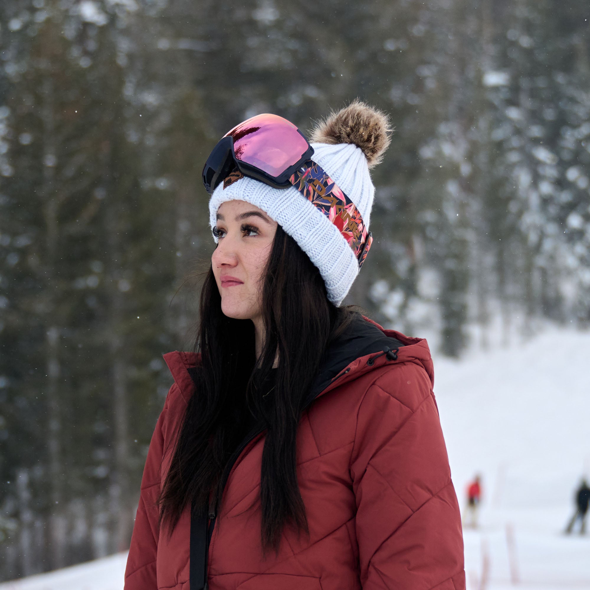Domain Snow Goggle Plus - Dark Stargazer/Rose/Yellow - Image 8