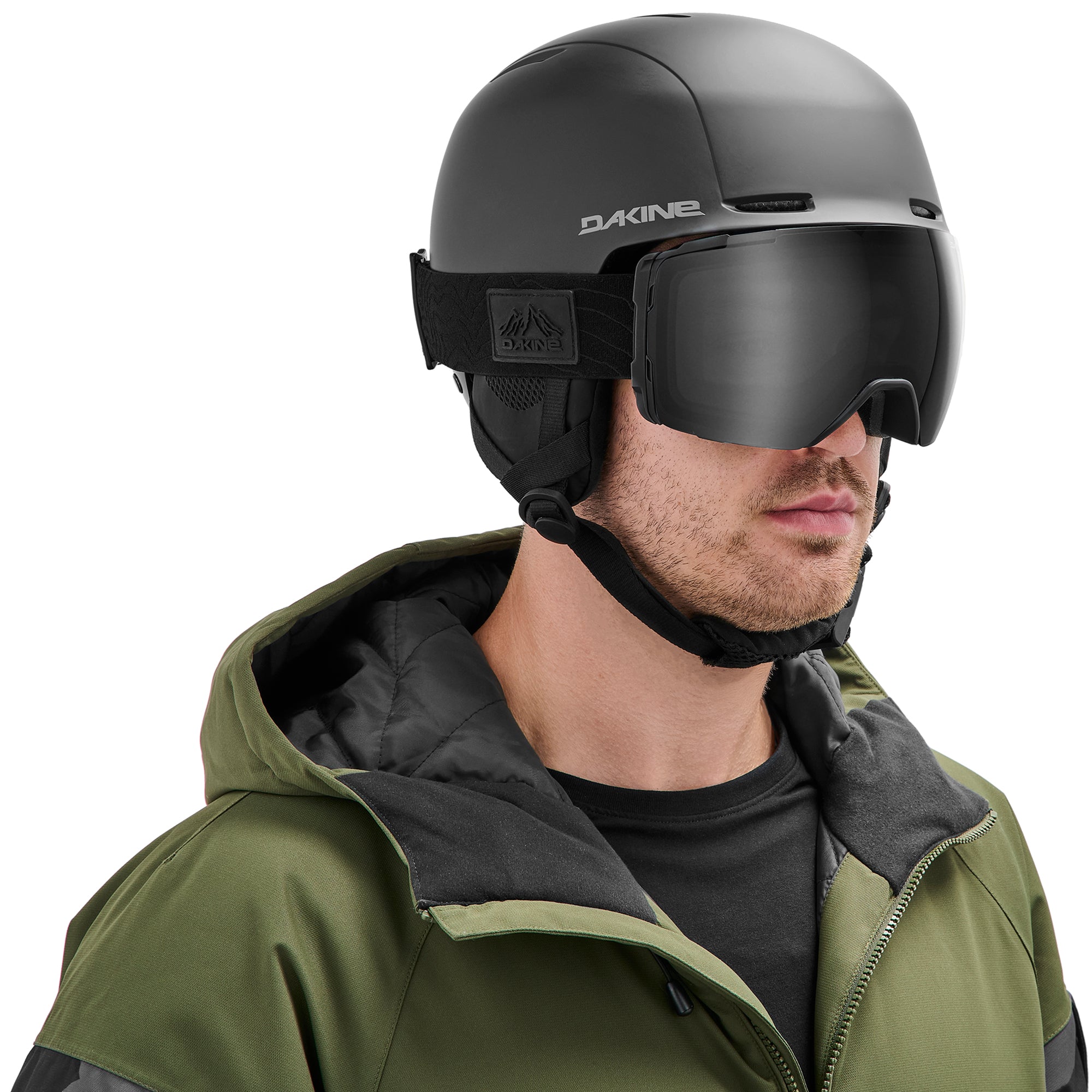 Domain Snow Goggle Plus - Black/Black/Storm Yellow - Image 6