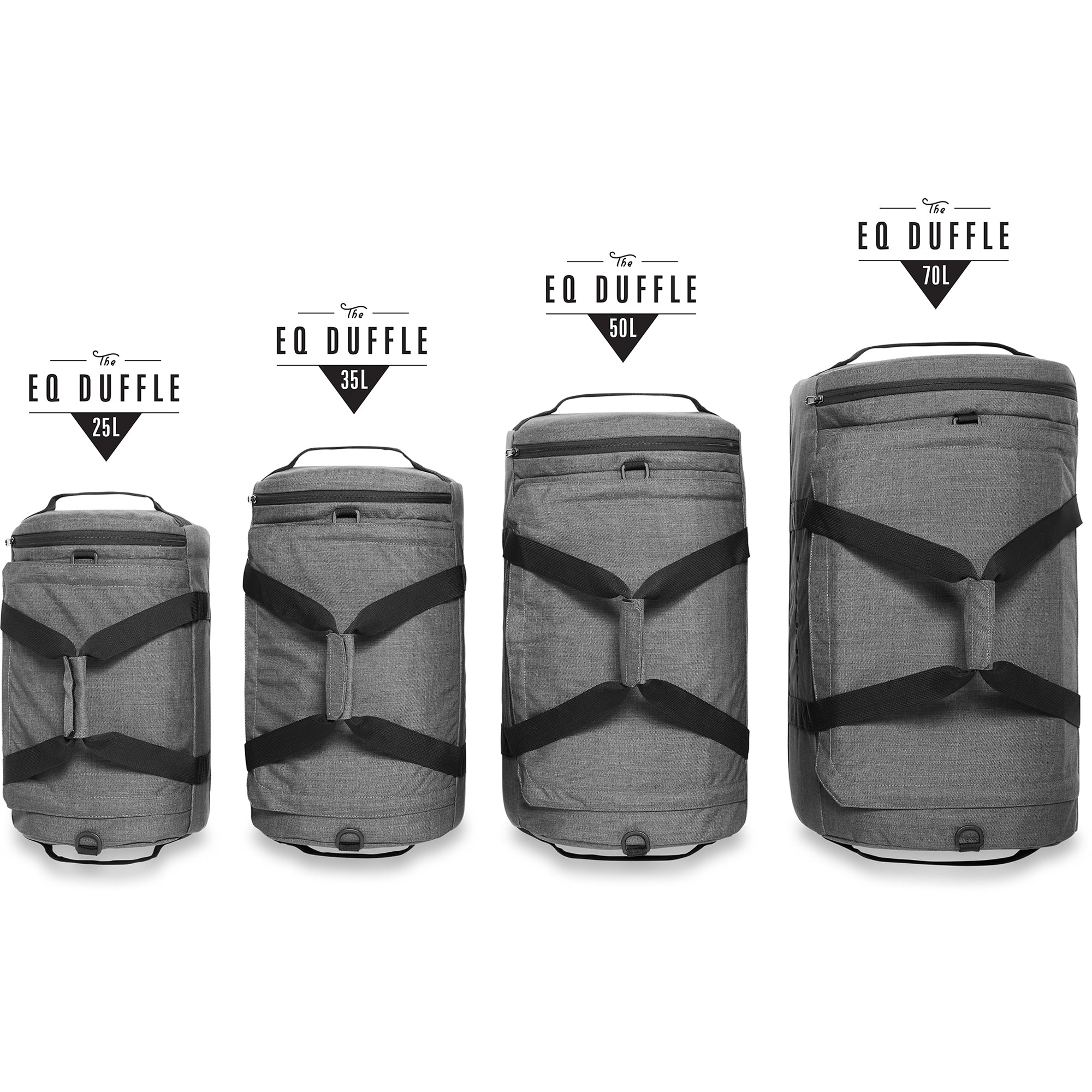 EQ Duffle 70L - Black - Image 3