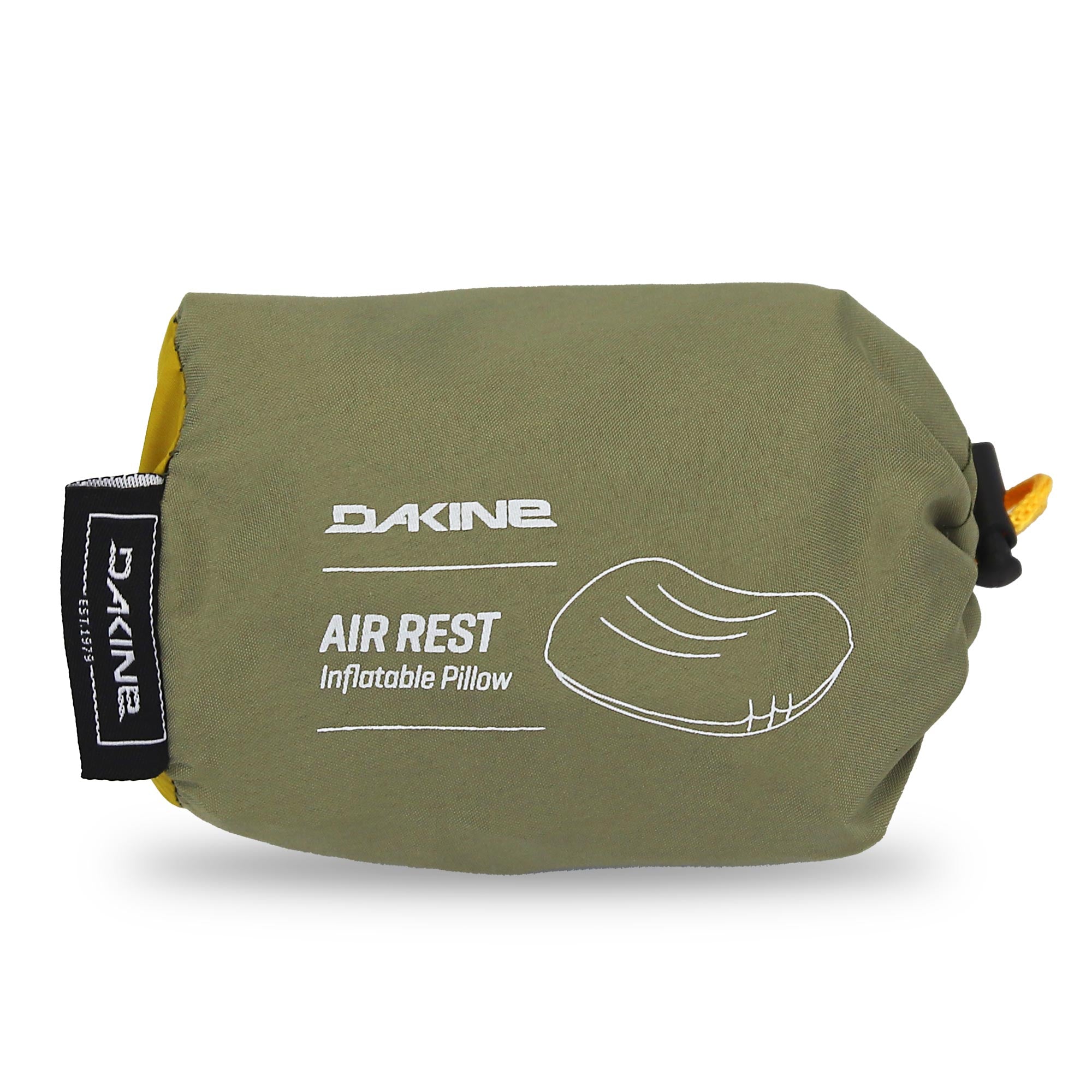 Inflatable Travel Pillow - Utility Green - Image 4