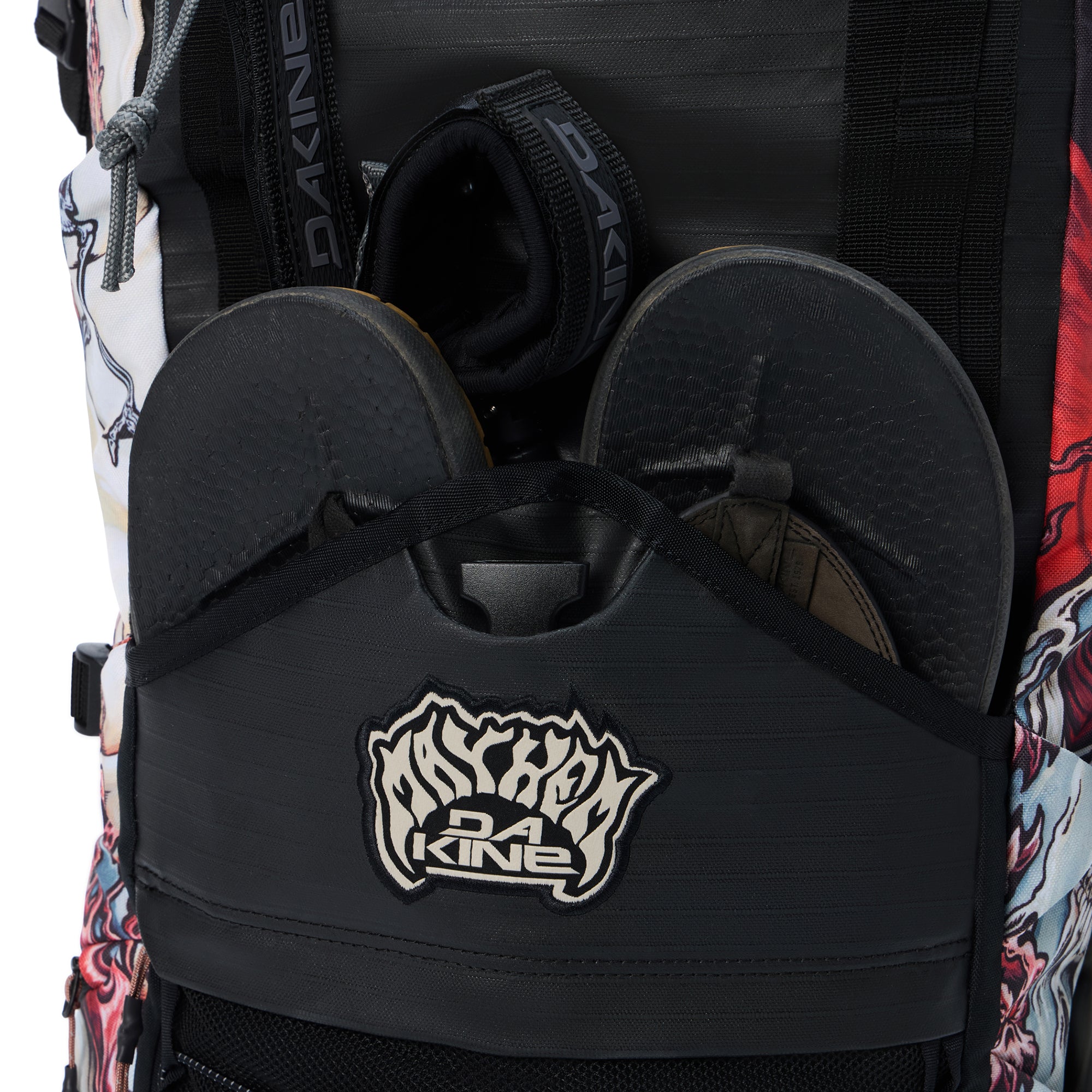 Mission Surf DLX Wet/Dry Rolltop Backpack 35L - Mayhem Marron - Image 4