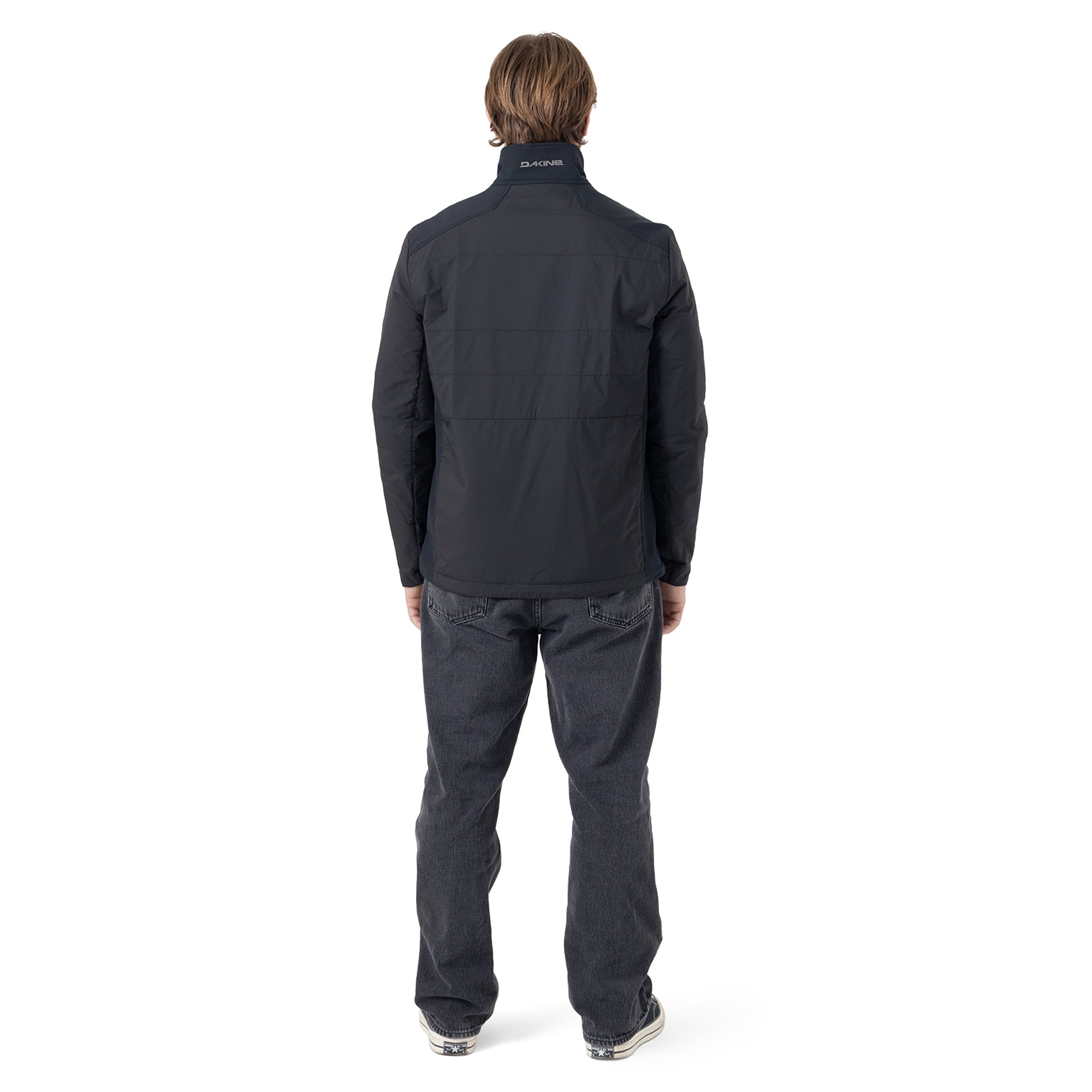 Light Wt. Mixed Media Jacket - Black - Image 5