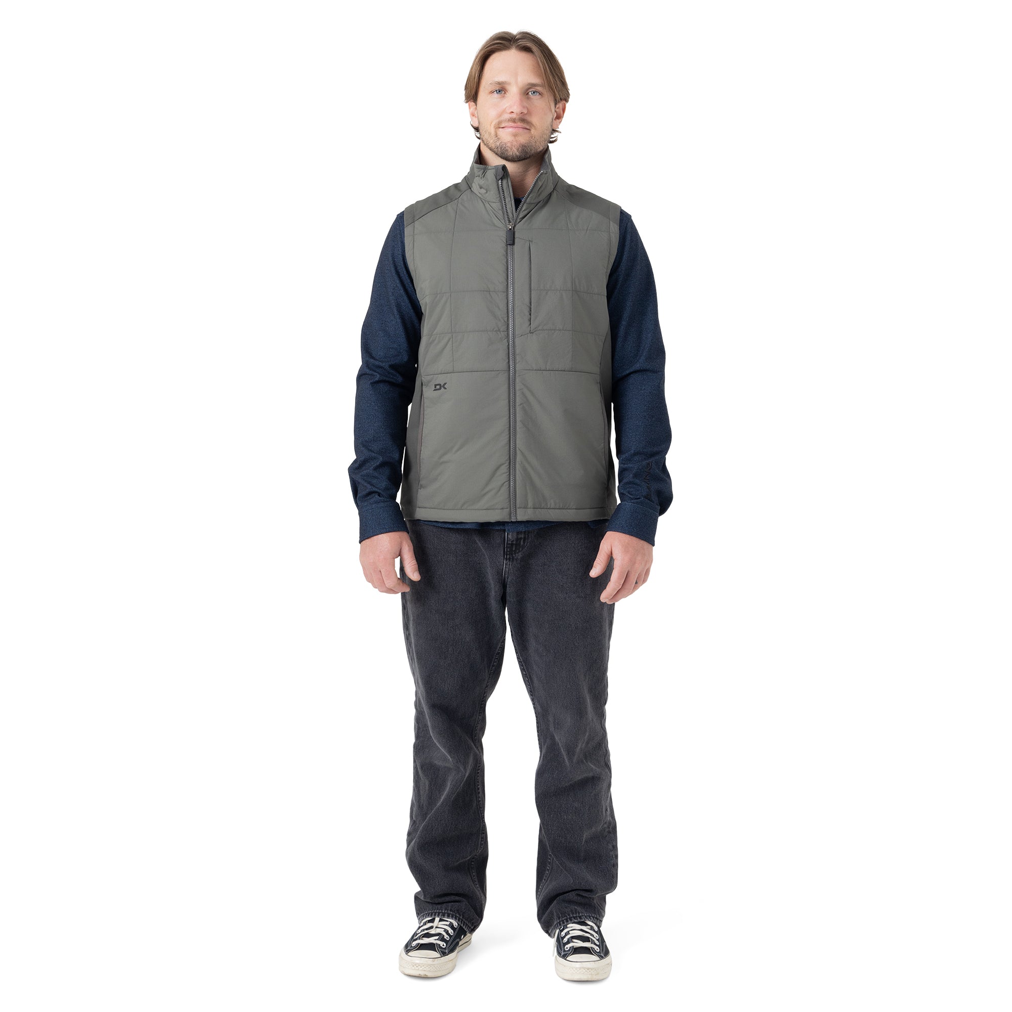 Light Wt. Mixed Media Vest - Chimera - Image 6