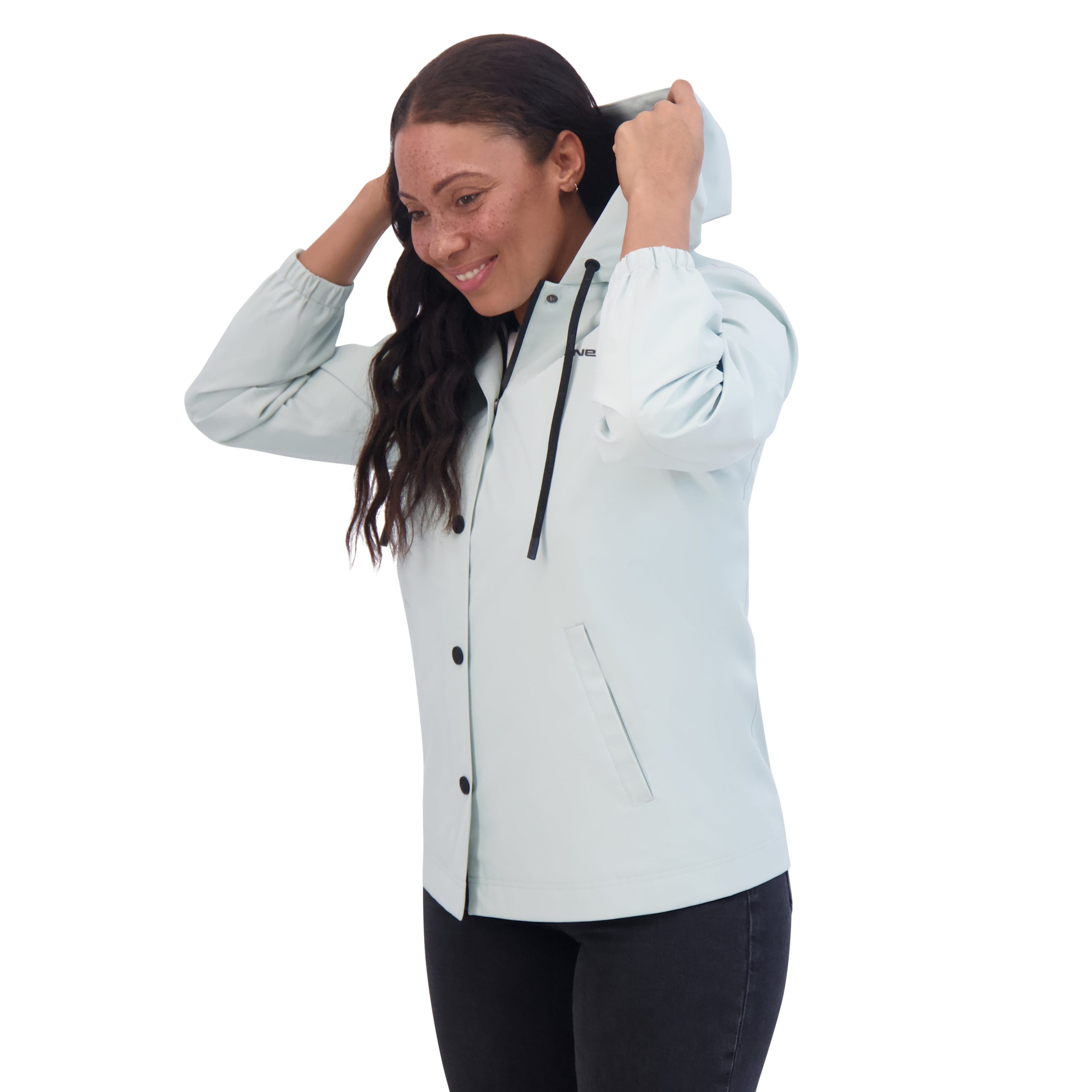 Rain Protection Light Jacket Women's - Misty Blue - Image 3