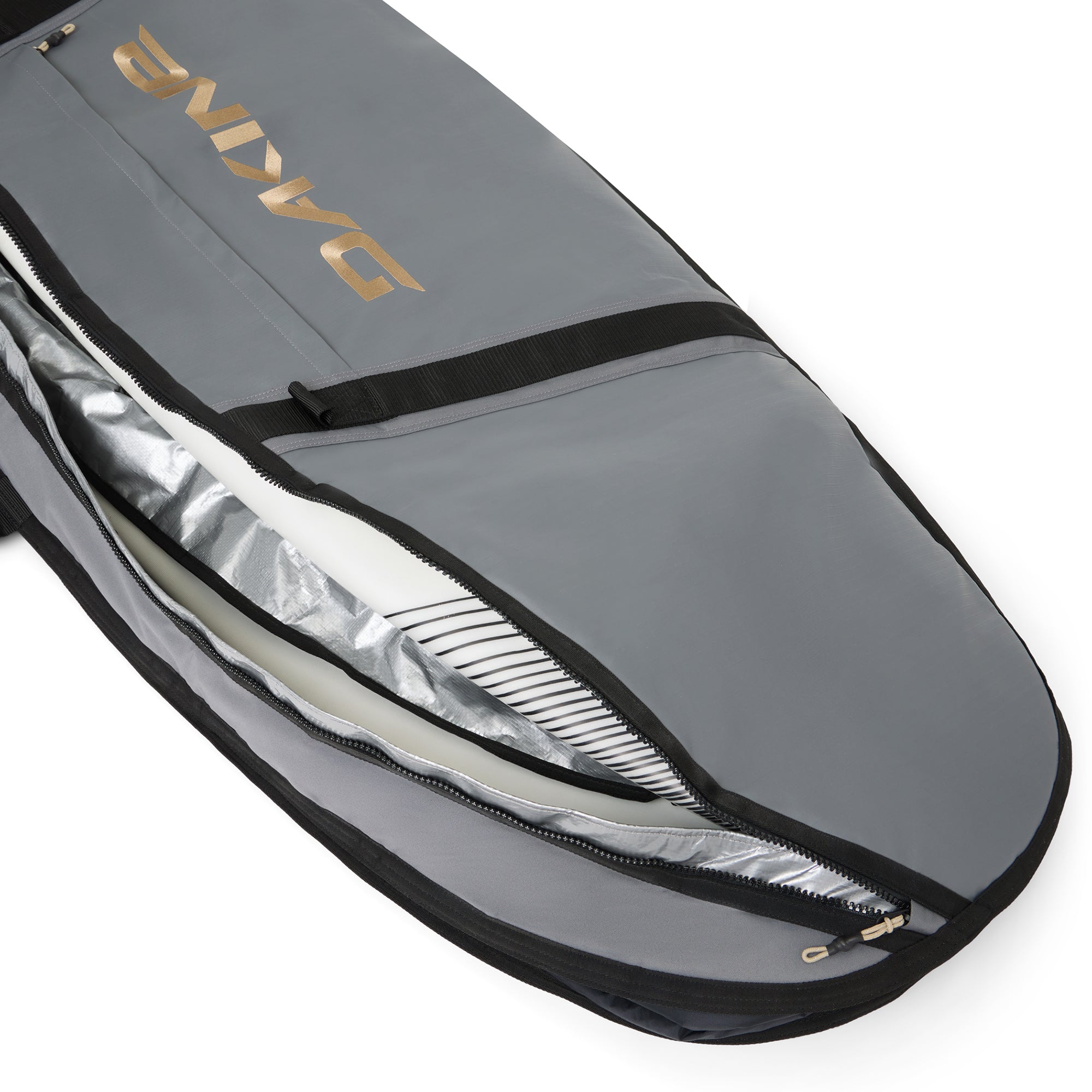 Recon Double Surfboard Bag - Castlerock/Stone - Image 3
