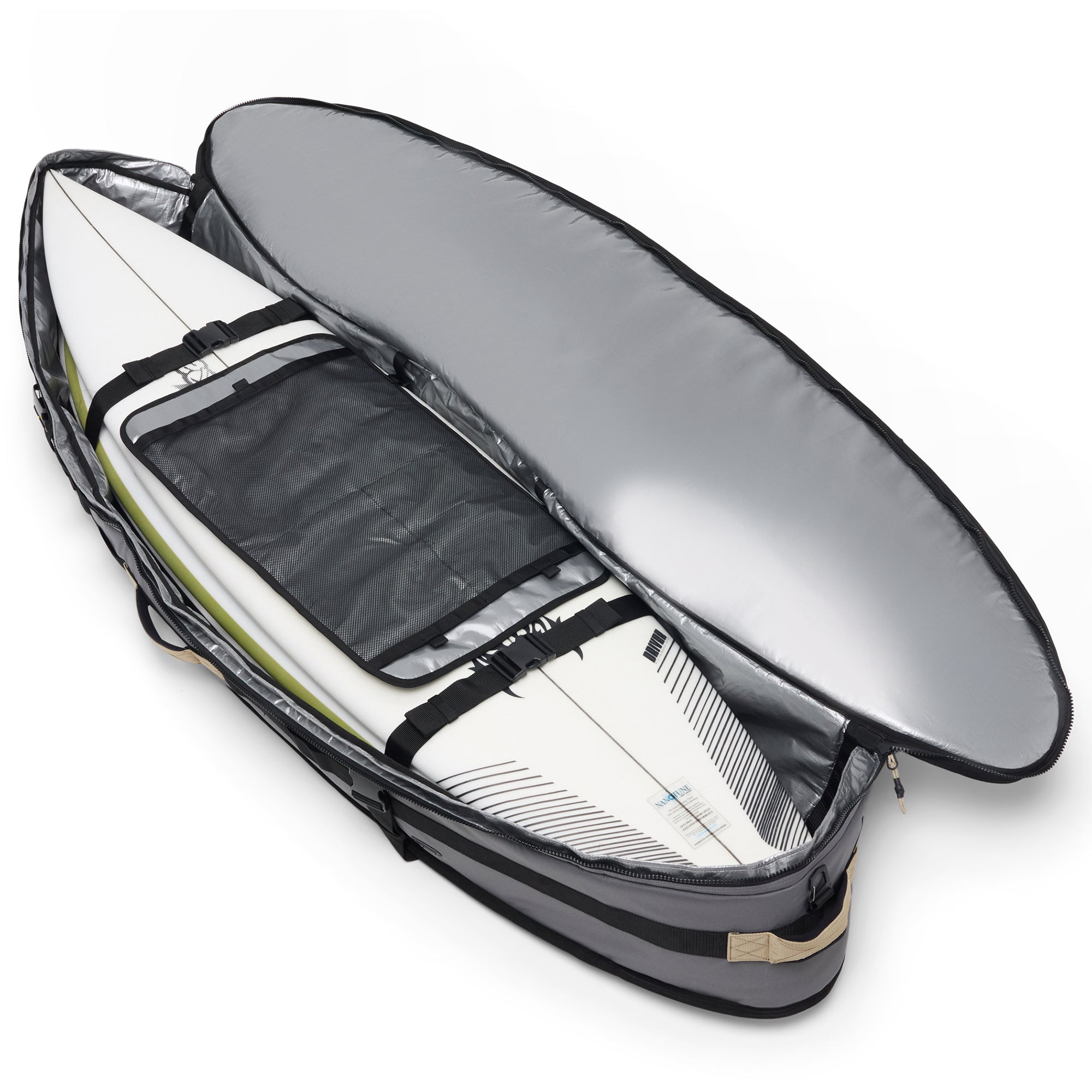 Regulator Triple Surfboard Bag - Castlerock/Stone - Image 3