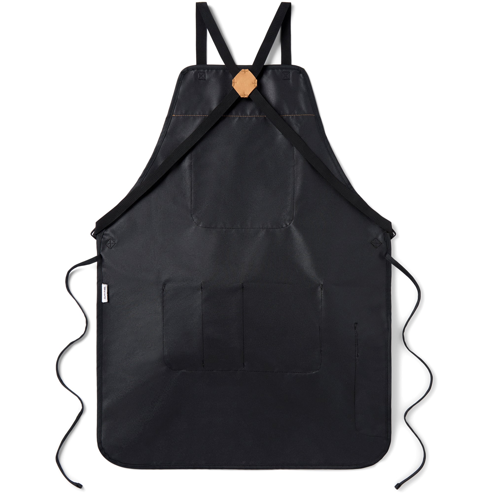 Shop Apron - Black/Tan - Image 2