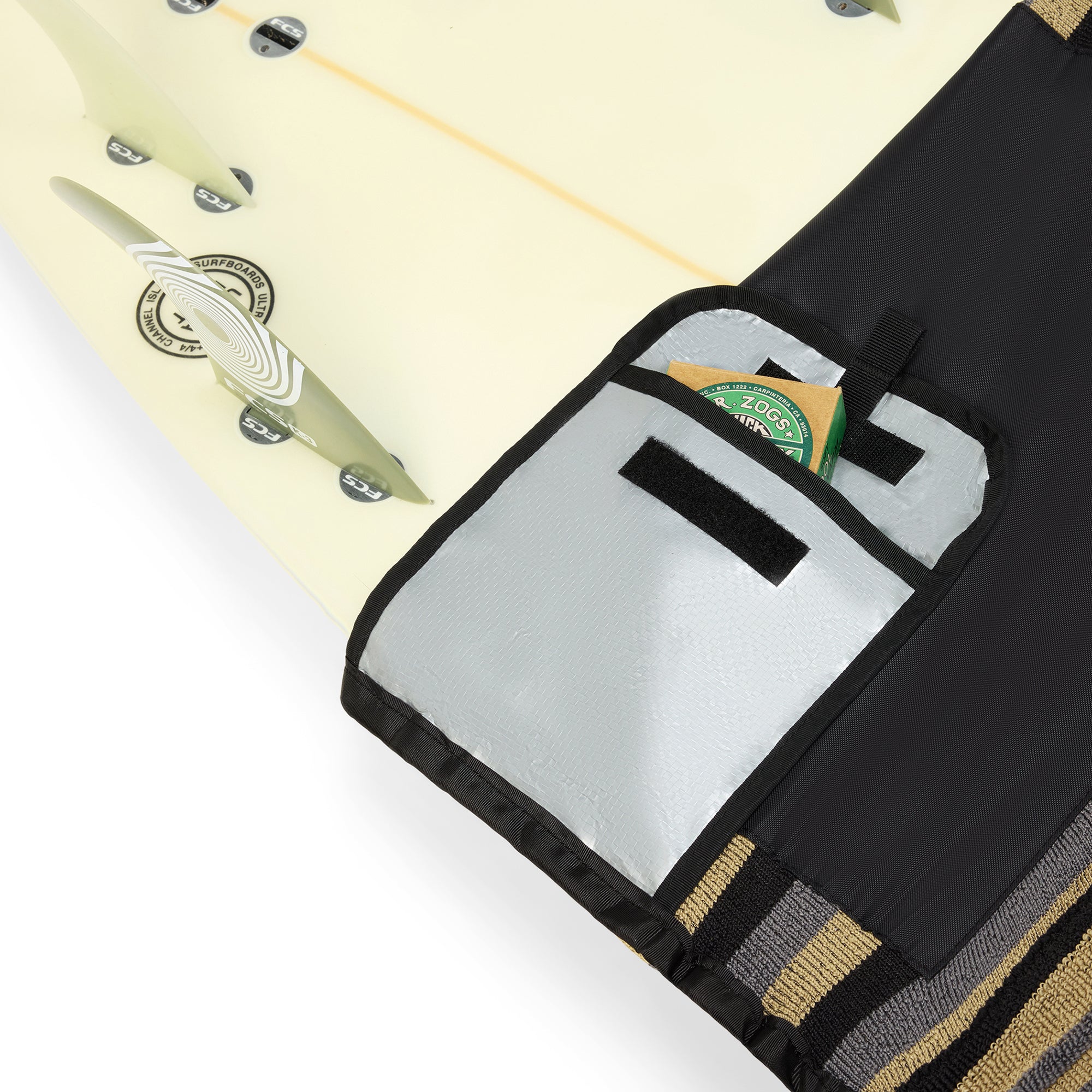 Shuttle Surfboard Sock Thruster - Stonecastle Stripe - Image 4