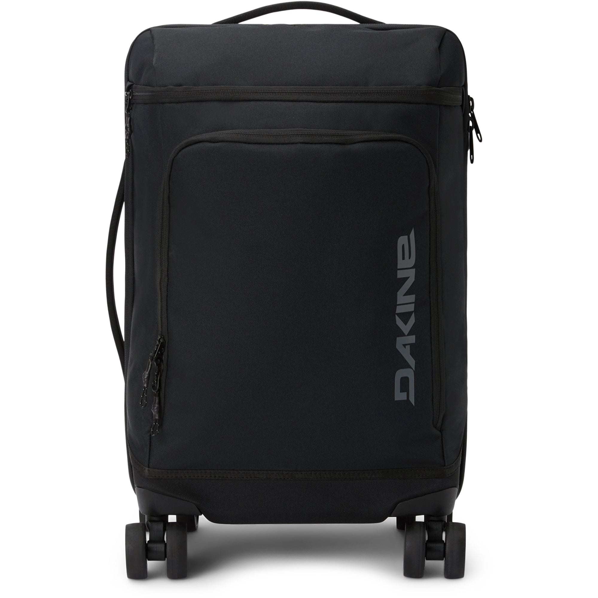 Split 4 Wheel Carry On Roller Bag 48L - Black - Image 3