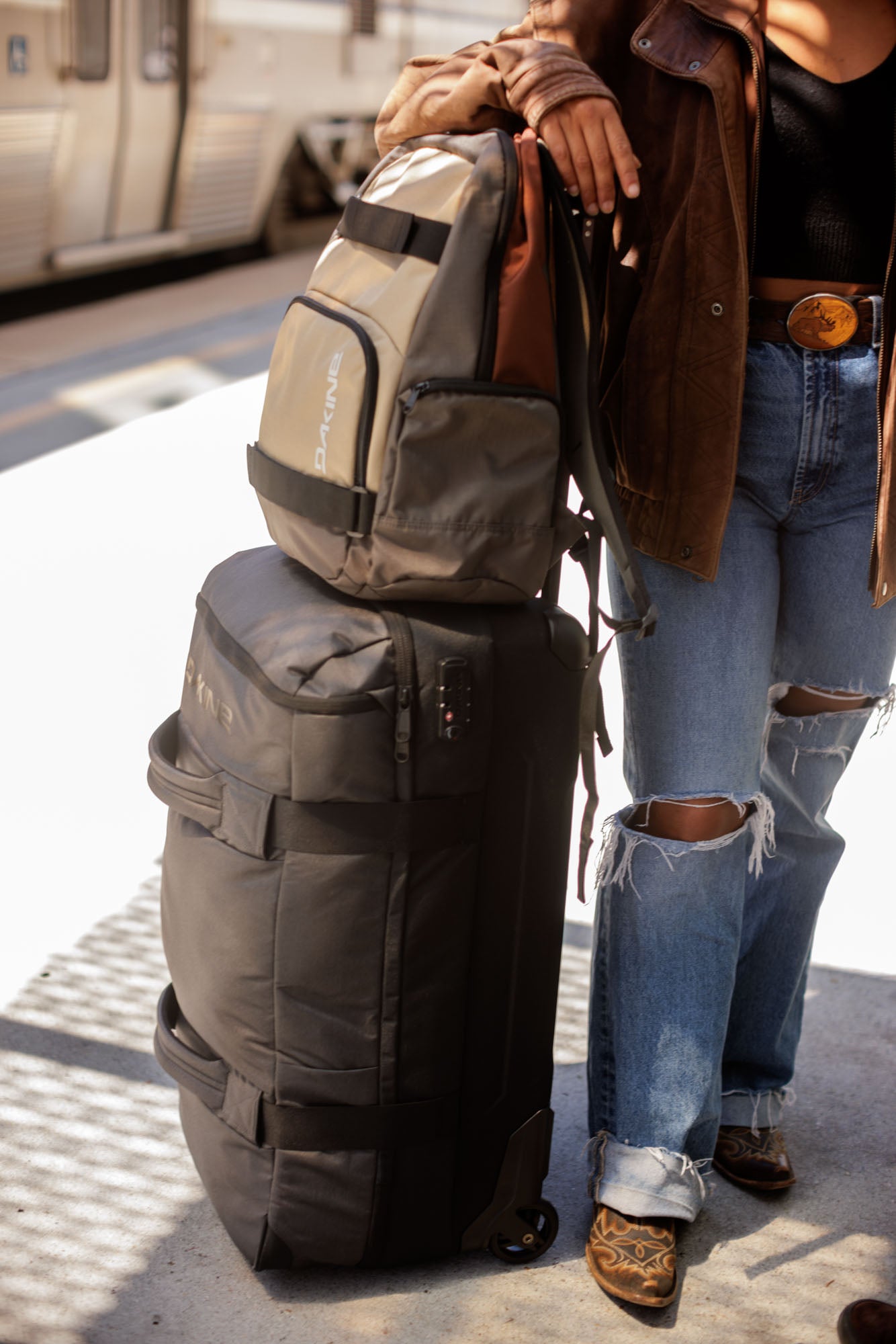 Split Roller Bag 2.0 85L - Rosin - Image 13