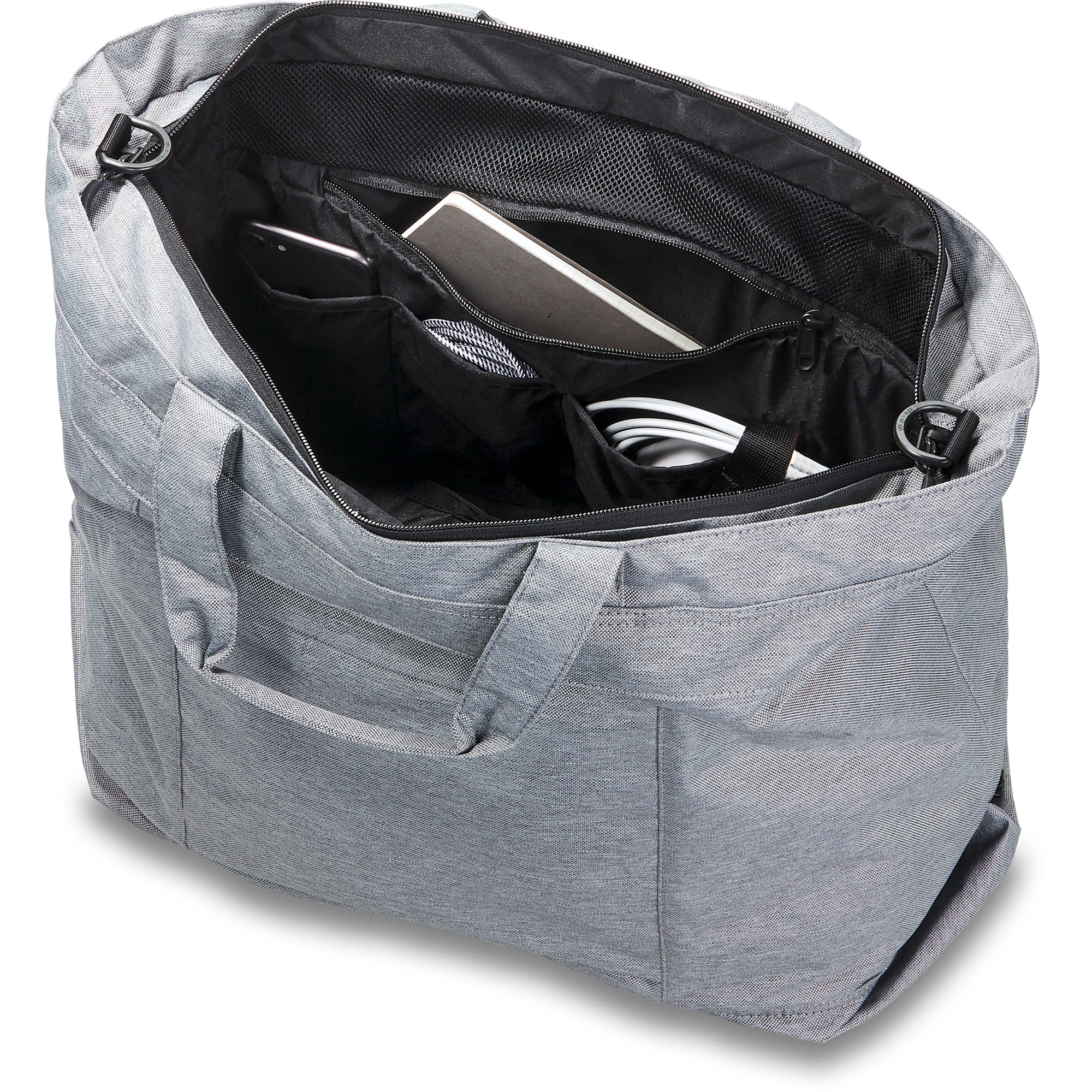Verge Weekender Tote 34L - Black Ripstop - Image 8